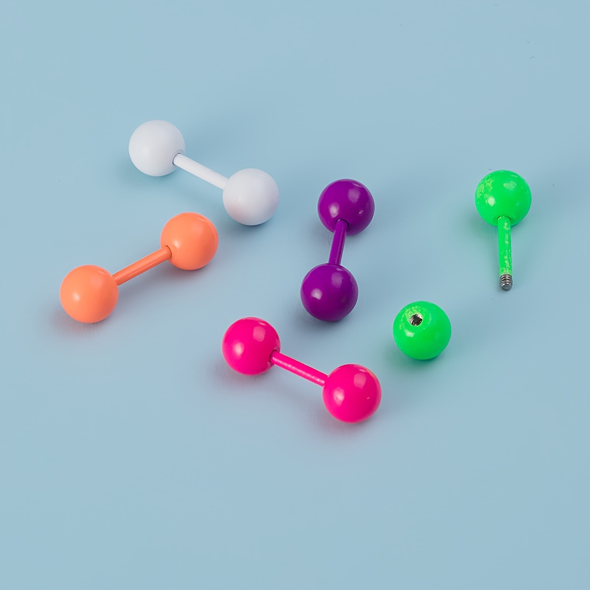 Adorable Ball-Shaped Barbell Earrings for Cartilage and Helix